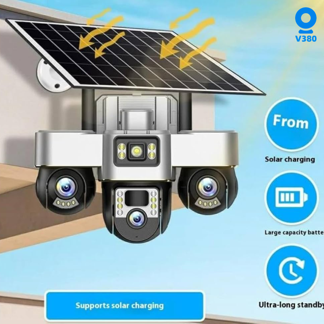 4G Solar Camera Sony CCD Lens